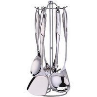 Mirror Polish Stainless Steel 7 Piece Kitchen Utensil Set