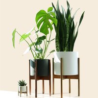 Outdoor Three-Tier Iron Plant Stand for Patio Garden