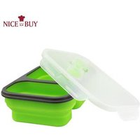 Proof 2 Compartment Silicone Microwave Food Container