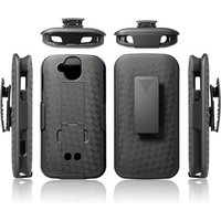 Hot Sell Mobile Phone Combo Holster For Kyocera DuraForce Pro /E6820 Case Shell Holster Shockproof With Belt Clip Black