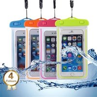 2019 Top sales Luminous Glow in Dark Phone Waterproof Case,PVC Waterproof Bag,for iPhone 7 Waterproof Phone Pouch for Summer