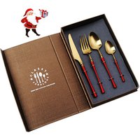 Luxury Gold Handle Cutlery Set