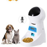 Automatic Pet Food Feeder Voice Recording LCD Screen
