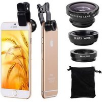 Behenda 2019 Mobile Phone Lens 3 in1 Kit Universal Clip Smartphone Camera Lenses Wide Angle Macro Fish Eye for Smart phone
