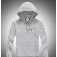 Plain 100% Cotton Casual Hoodie