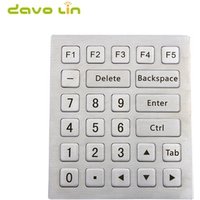 DAVO LIN Metal Numeric keyboard Industrial keyboard Stainless steel keyboard Panel mount