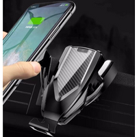 New design custom logo M8 Smart auto-sensing wireless charging bracket 10W QI car wireless phone fast charger holder