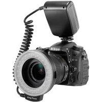 Lightdow 48 Pieces Macro LED Ring Flash Light with LCD Screen Display for Canon Nikon DSLR Cameras