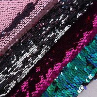 Reversible Sequin Lace Fabric