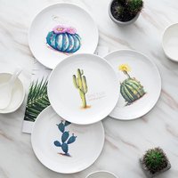 European Ceramic Porcelain Dinner Plate
