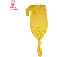 Mustard Cotton Knotted Sleeper Infants