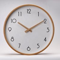 Bentwood Wooden Wall Clock Home Decor