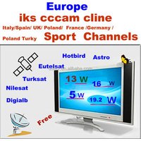 1pcs wholesale cccam cline account server for Europe channels experience a free trial for one day