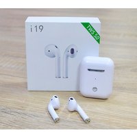 POPUP smart touch i19 tws Earphones Bluetooth 5.0 Binaural Call Support Stereo Sound Auto Pairing Wireless Headsets