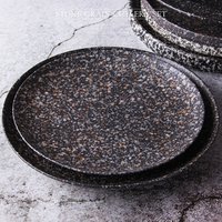 Hand Painted Moroccan Ceramic Round Tableware Plate
