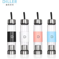 Portable BPA Free Glass Tea Infuser Water Bottle