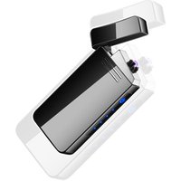 Shiny Elegant Electric Arc Cigarette Lighter Battery Indicator Lights
