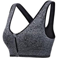 Seamless Front Zip Sport Bra Fitness Yoga