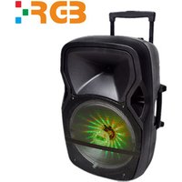 wholesale media player 15" 12v meeting teaching trolly speaker