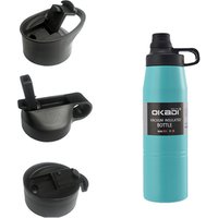 600ml/900ml double wall insulated stainless steel water bottle vacuum thermos flask sport water bottle