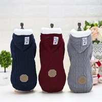 Pet Soft Cotton Wholesale Dog Clothes Winter Dog Pet Coat Knit Warm Dog Sweater Jacket