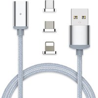 Wholesale Strong 3 in 1 Magnetic Charging Connector Cable For Iphone And Android