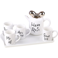 European Style Bone China Tea Cup Mug Set