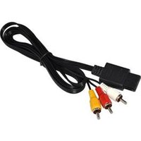 For SNES/N64 AV Cable 1.8m RCA AV Composite Cable Adapter Audio Video Cable For SNES/N64/GameCube