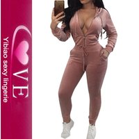 Velour Tracksuit Hood