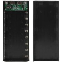 NEW Power Bank 2 Ports 8x18650 DIY Portable Battery Power Bank Shell Case high capacity powerbanks