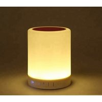 Portable Wireless Speaker with Colorful LED Lamp Night Light Camping Light and SD Card Slot