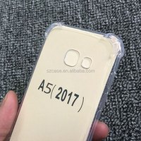 Shockproof transparent clear soft tpu case for samsung galaxy A5 2017 Airbag Cell Phone Case for A5 2017 A520