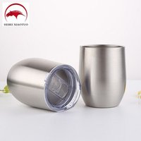 stainless steel Wine tumbler with lid,12 oz insulated wine cups glass,Stemless Wine Tumbler can put straw