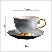 European Style Marble Hand Painted Coffee Cup