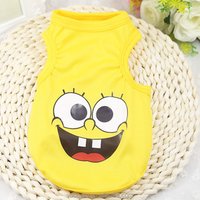 Pet Dog Clothes Cotton Vest Cool Customization Pet Clothes