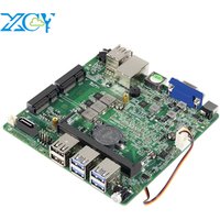 XCY mini pc mainboard 8th Core i3 i5 i7 8550U 8650U mini itx motherboard DDR4 memory with fan board