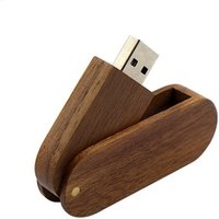 Weekly deals 70% off Rotating Wooden Bamboo usb flash drive trade assurance OEM pendrive 64gb free shipping usb stick