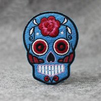 Custom Cute Skull Embroidery Patch