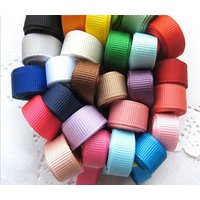 Polyester Grosgrain Ribbon Multiple Widths Colours