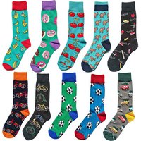 Bonypony custom made low MOQ high quality pac man women mens bicycle pattern happy funny fashion crew socks