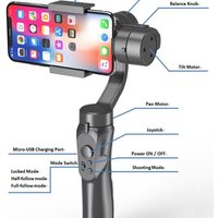 2019 new 3-Axis Handheld Phone camera Gimbal Stabilizer for smartphone steady cam Vertical Shoot for sports
