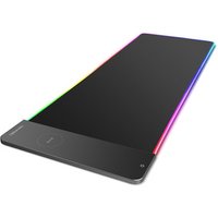 Gaming Lighting RGB LED Mouse Pad wireless charging , Glowing Led Mousepad with wireless charging