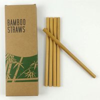 reusable straw bamboo straw drinking straw food grade material customized