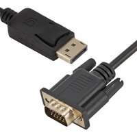 Cabletolink Top quality 6Ft DisplayPort DP Male to VGA Male Converter Scart Adapter Cable 1.8m for PC