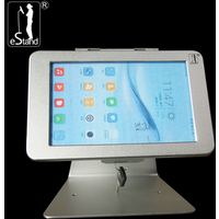 eStand BR24012E business countertop anti theft display rotating 8" tablet metal case