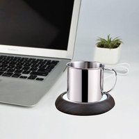 Custom logo desk heating coffee tea cup warmer USB mug warmer pad mat