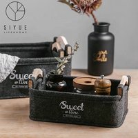 sundries cloth felt nonwovens finalize the design hand made storage basket