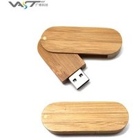 16GB Swivel Design Wood USB Flash Drive USB 2.0 Thumb Drives Jump Drive Fold Storage Memory Stick