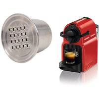 Stainless Metal Refillable coffee pods Reusable Coffee Capsule for Nespresso coffee filter with spoon and brush