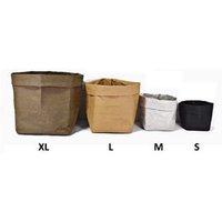 washable kraft paper plant flower pots for garden